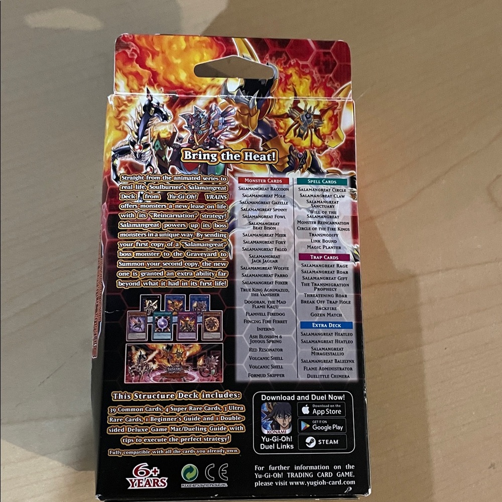 Yu-Gi-Oh! Structure Deck Soulburner - Red Black Flame Artwork. New. - Picture 2 of 4